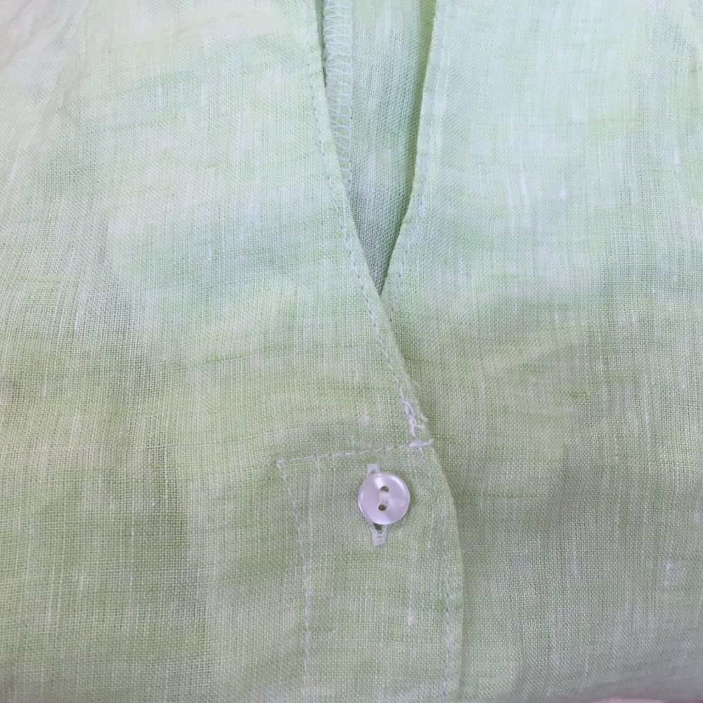 Naracamicie light green linen blouse - Picture 12 of 12